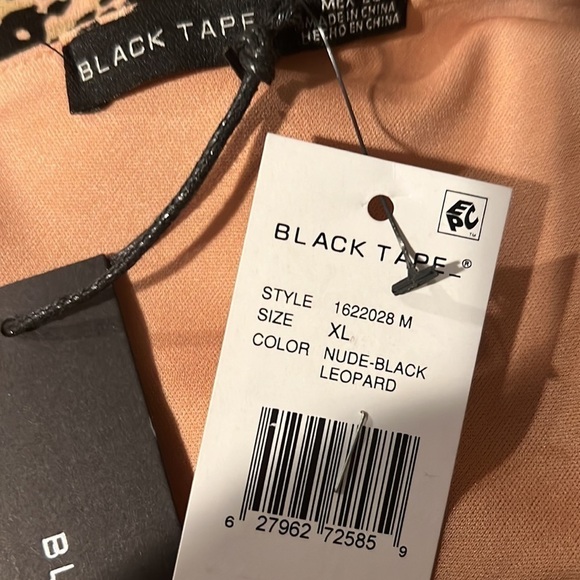 Black Tape Animal Print Jumpsuit XL Extra Large - Picture 12 of 15